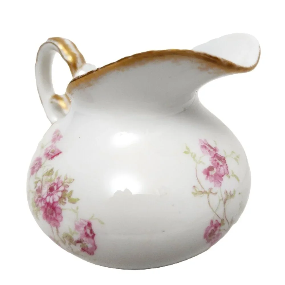 Antique CH Field Haviland Limoges GDA France Porcelain Cream Pitcher